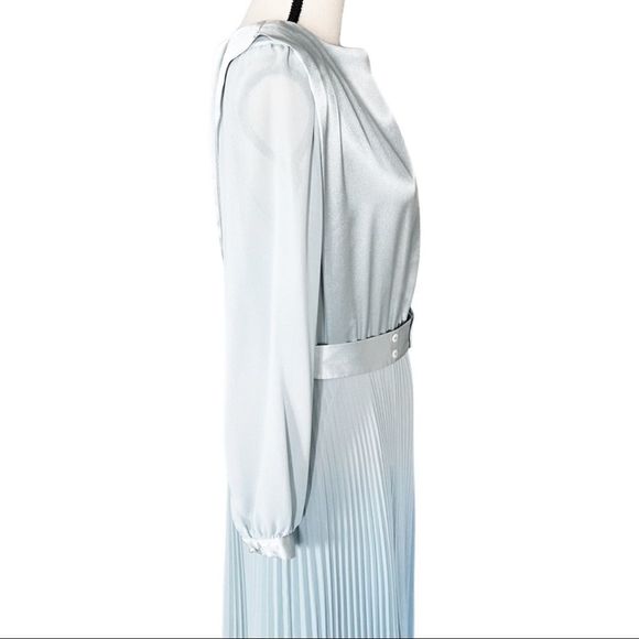 Vintage Ursula of Switzerland • Mint Green Romantic Dress • Sz M - Picture 3 of 8